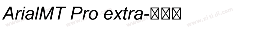 ArialMT Pro extra字体转换